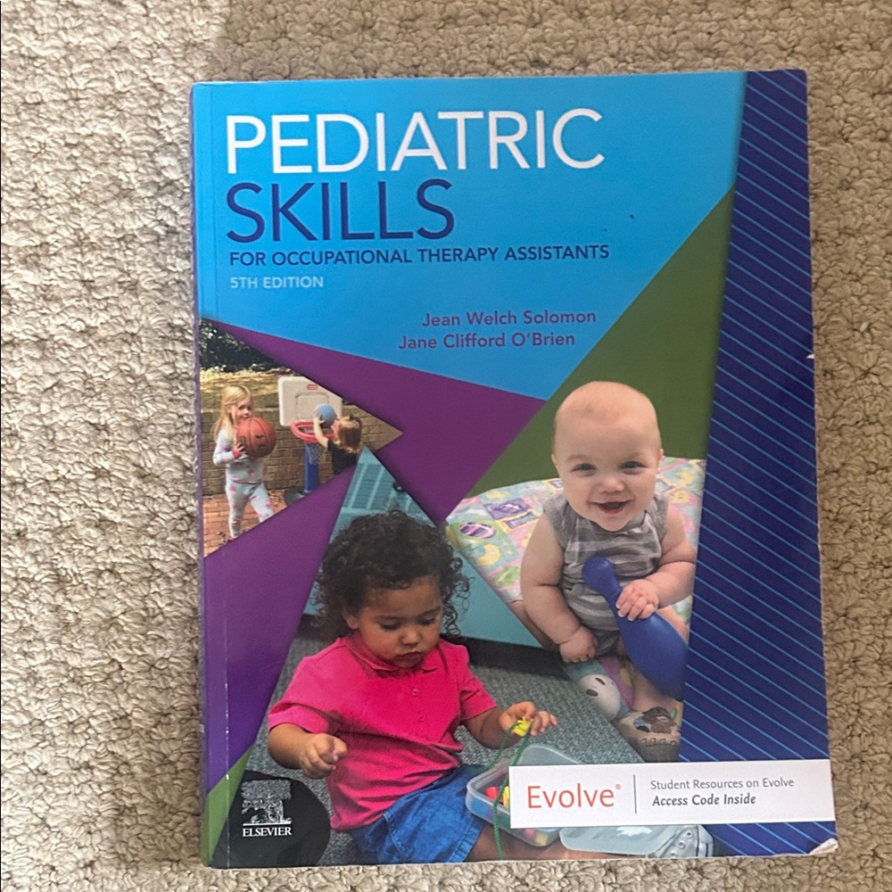 Pediatric Skills Textbook - Blue and Purple Cover by